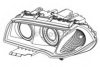 BMW 63123448949 Headlight